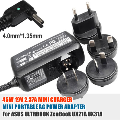  45W 19V 2.37A 4.0mm*1.35mm AC Adapter
